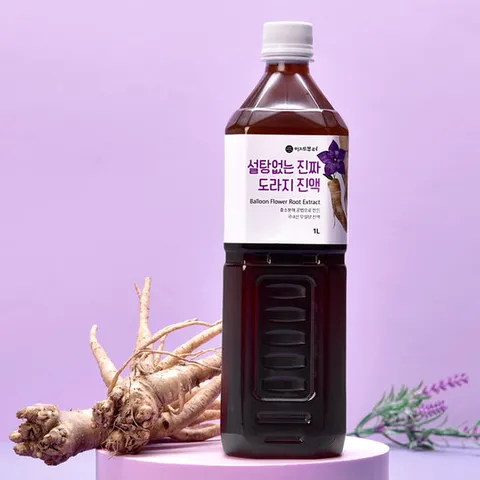 무설탕 도라지 진액 1L 1병 따뜻한 겨울 차