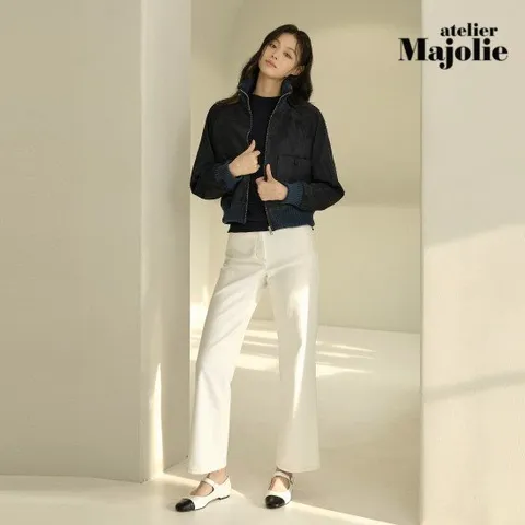 아뜰리에마졸리 보싸 세미 와이드 데님 팬츠 1종 [런칭 가격 79,900원]