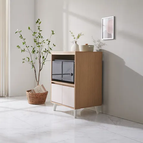 [착불] 가온리빙 썸 광파오븐 전자렌지 수납장 렌지대