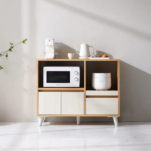 [착불] 가온리빙 썸 다용도 전자렌지 수납장 렌지대