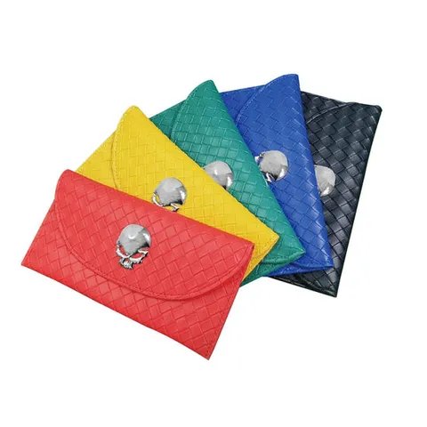 무광 스퀘어 원단 골프지갑 머니 파우치 내기지갑 스컬 포인트