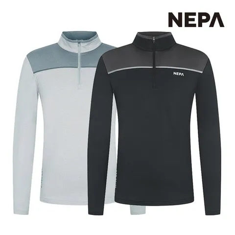 네파 남성 PIONEER 집업 티셔츠 7I55403