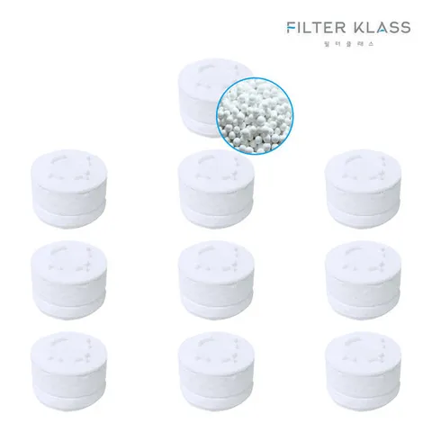 필터클래스 국내산 바디럽 주방 코브라 호환 염소완화필터 10개