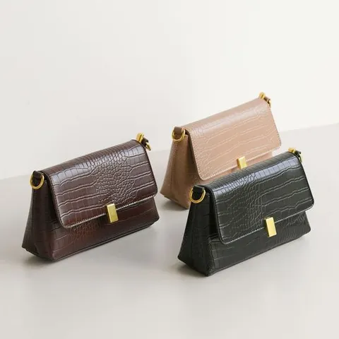 악어숄더백크로스백 악어 숄더백 꽈배기 스트랩 데일리백 r372