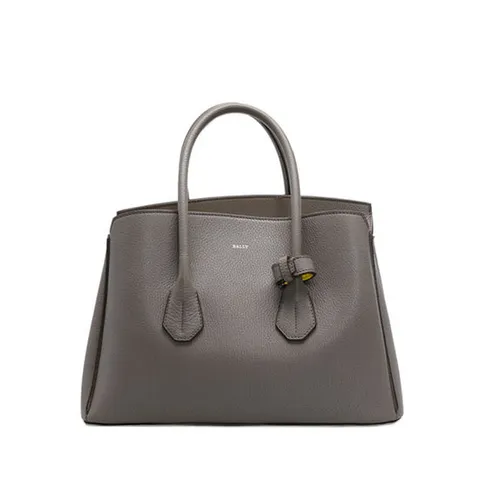 (명품) 발리 그레이 카프스킨 소멧 MD 여성 토트백