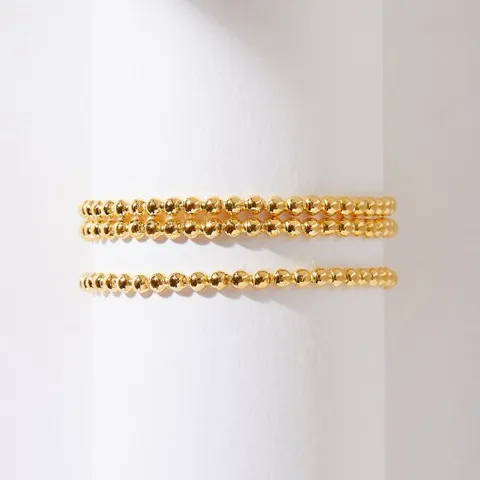 [도로시] 24k 순금 하프 볼 팔찌(3돈) 11.25g+18k장식