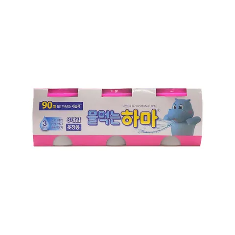 물먹는 하마 옷장용 3P 525ml 제습제 장마 습기 제거