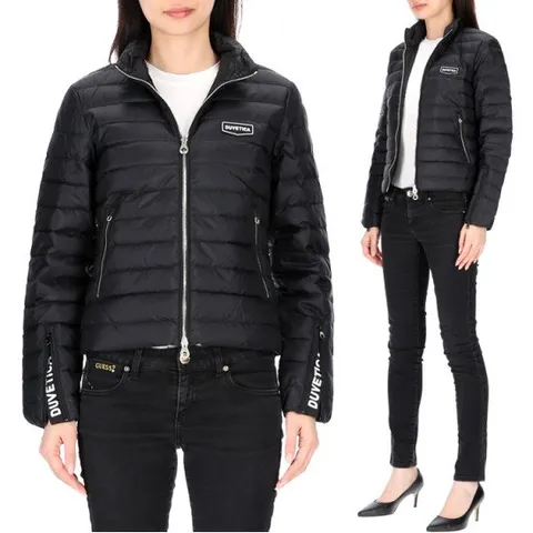 [듀베티카] 베도니아 로고 VDDJ95335K0001 BKS 여성 경량패딩 골