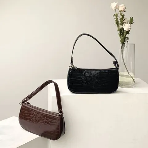 숄더백 크로커다일 패턴 핸드백 HH G73