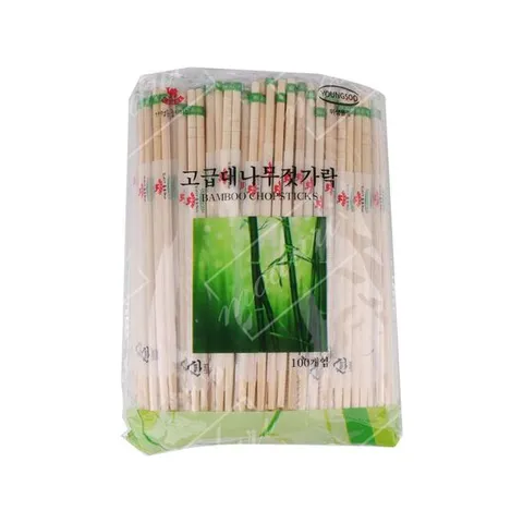 고급 대나무 젓가락 100PCS 일회용 위생 용품