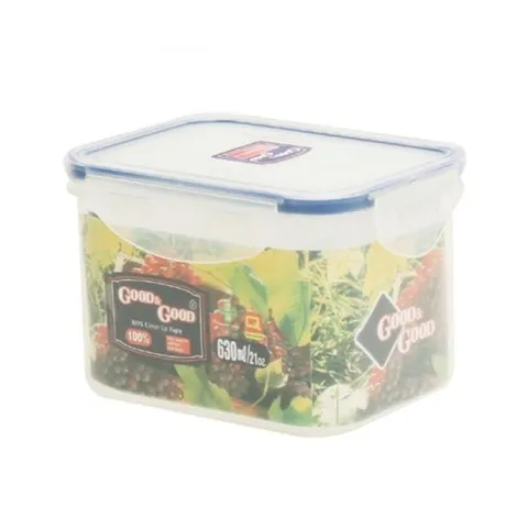 클래식 직사각 밀폐용기 630ml 반찬통 김통 소분용기