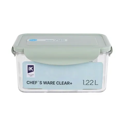 클리어 플러스 셰프웨어 직사각 밀폐 용기 1.22L