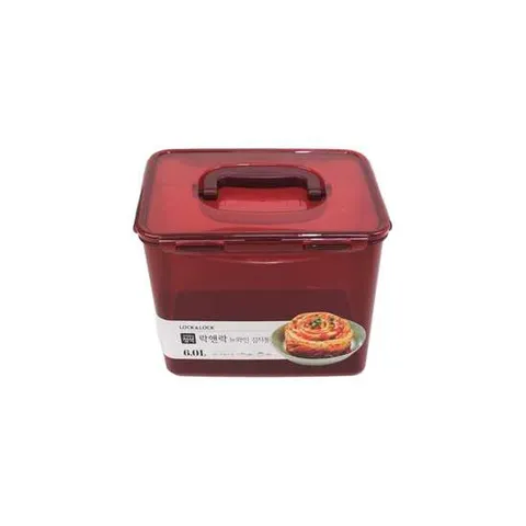 락앤락 뉴와인 김치통 6L HPL827DWN 손잡이 단일속성 밀폐용기
