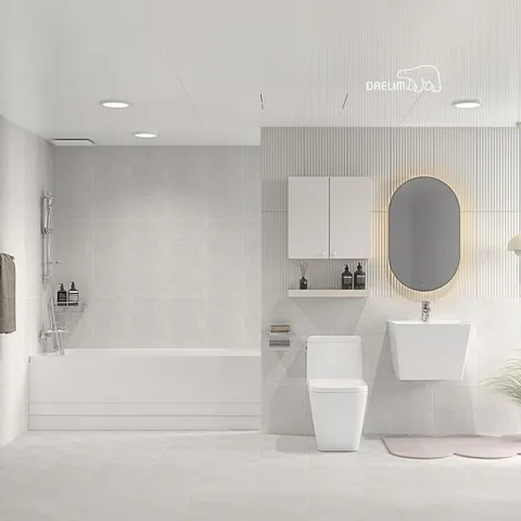 대림바스 무드웨이브 LED 거울형 거실욕실 리모델링