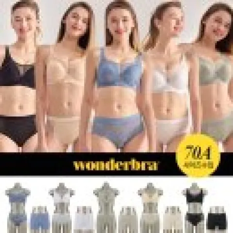 원더브라 여성 제로와이어 브라팬티 5세트+네모팬티 5종