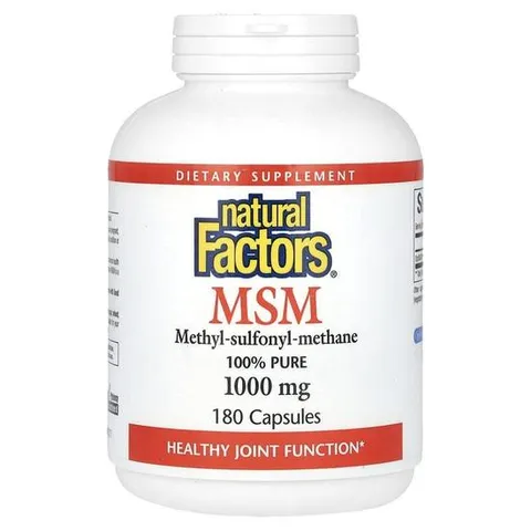 Natural Factors 내추럴팩터스 MSM 식이유황 1000mg 180캡슐