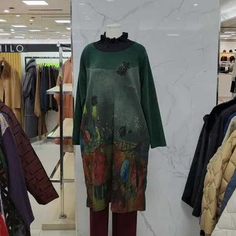 몬테밀라노 DP01 수채화 기모 원피스 XM312O2688