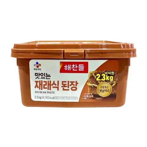 [CJ제일제당]  CJ제일제당 해찬들 맛있는 재래식된장 2.3kg 1박스
