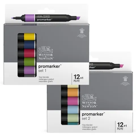 [윈저앤뉴튼] 프로마카 세트 12+1 SET1, 12+1 SET2 (옵션)