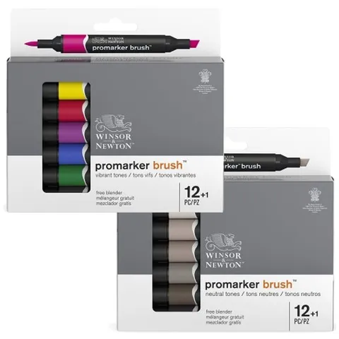 [윈저앤뉴튼] 프로마카 브러쉬 세트 12+1 SET(옵션)