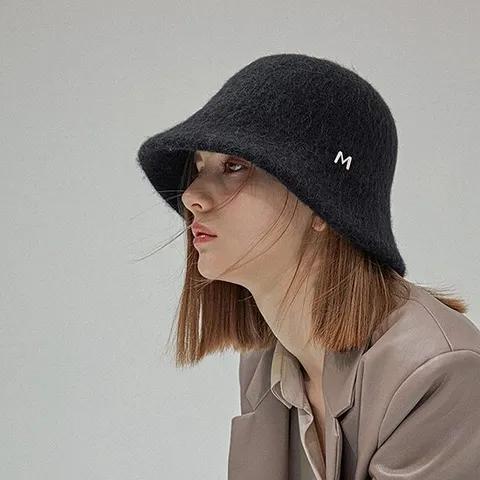 마스케라 클레망스 알파카 블렌디드 울 버킷햇