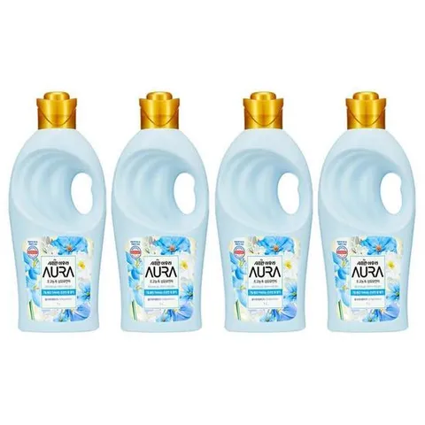[샤프란] 아우라 홀리데이판타지 1L x 4개 섬유유연제