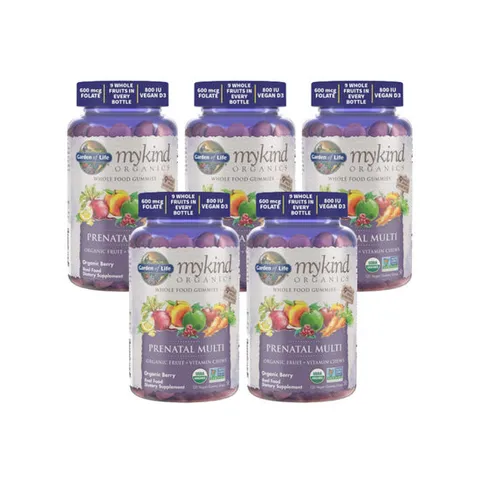 5개X  마이카인드  프리넨탈  오가닉  임산부  멀티비타민  120구미