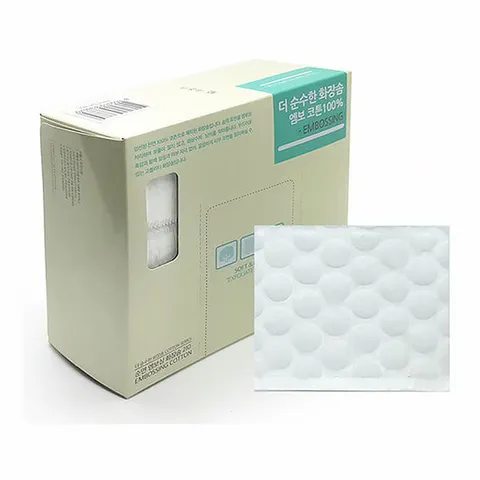 더순수한 화장솜 엠보코튼(210P 박스형) 화장솜 클렌징티슈 엠보