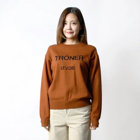 [ 롯데백화점 ][꾸즈]레터링라운드넥(CTPA75S1LM)