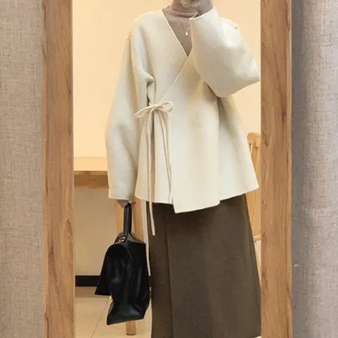 [아리엘스타일]여성스러운 데일리룩 이얼드투피스