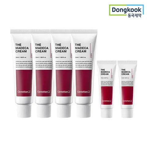 센텔리안24 더마데카크림 50ml 4개+15ml 2개 안티에이징 병풀 올인원케어 보습 항산화 흡수 미백 주름 기능성 ALL