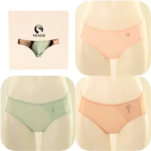 [ 현대백화점 ][비너스] 24SS (3매입)편안하고 위생적인 면100 팬티 (VPT6946 3C)