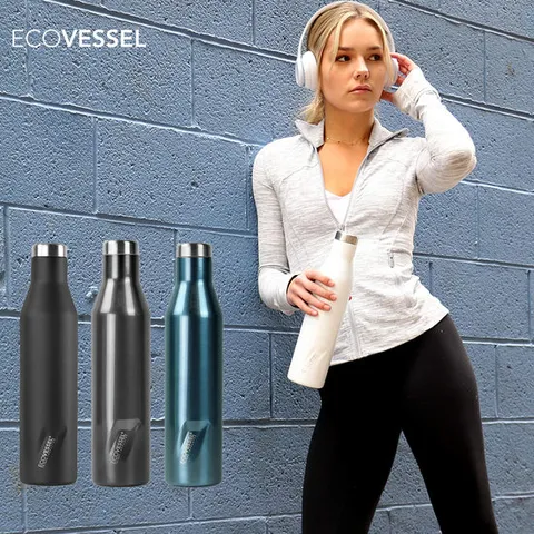 에코베슬 대용량 진공 스텐텀블러 아스펜25 와인 보온보냉 750ml