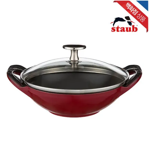 [ 롯데백화점 ][스타우브]베이비웍 무쇠 주물냄비 16cm 체리 (ST311706)
