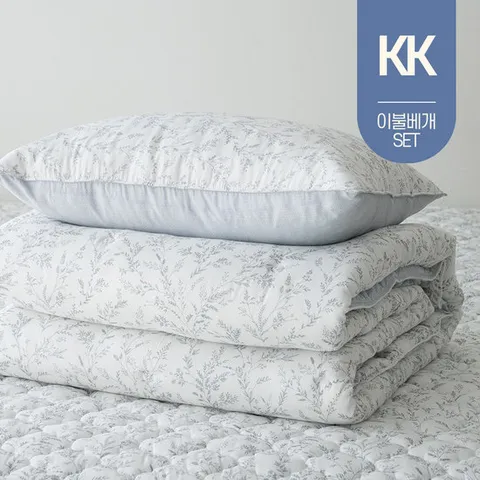먼지없는 모달 사계절 봄 가을 겨울 간절기 화창한 차렵 이불 침구 슈퍼킹 라지킹 KK 베개 세트