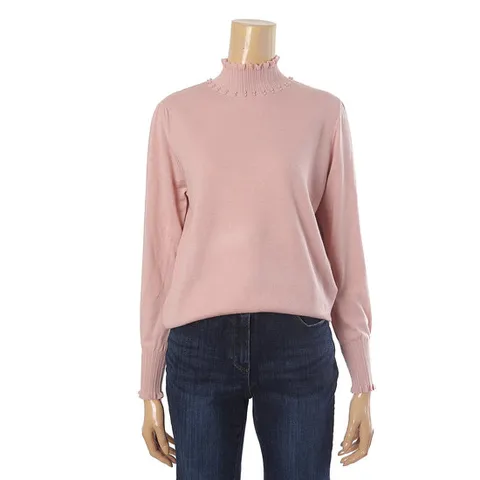 [ 롯데백화점 ][안지크]페미닌포인트반폴라니트 AI1KP5140