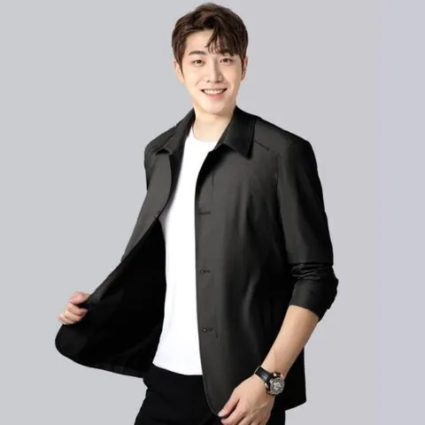 [라일리] Rly 남성 트렌치 자켓 봄 가을 정장 캐주얼 아우터 잠바