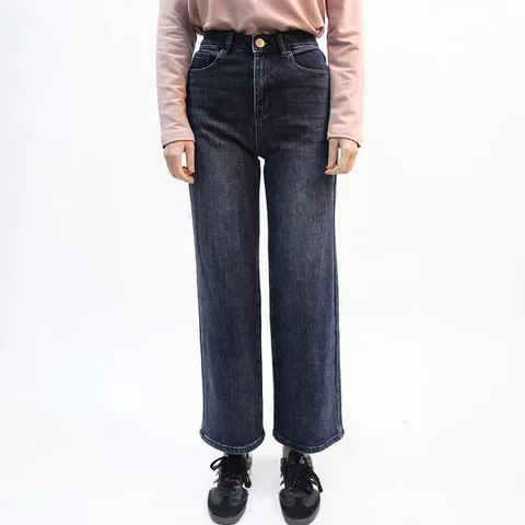 [ 롯데백화점 ][꾸즈]기모데님스트레이트팬츠(CTPA19M3LM)