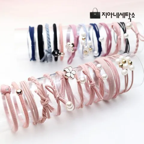 [27종] 다양한머리끈 4900원 헤어핀,집게삔,세트삔