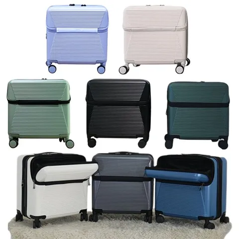 레투 기내용 미니 하드캐리어 H 16인치 바퀴분리 가능 전면 포켓