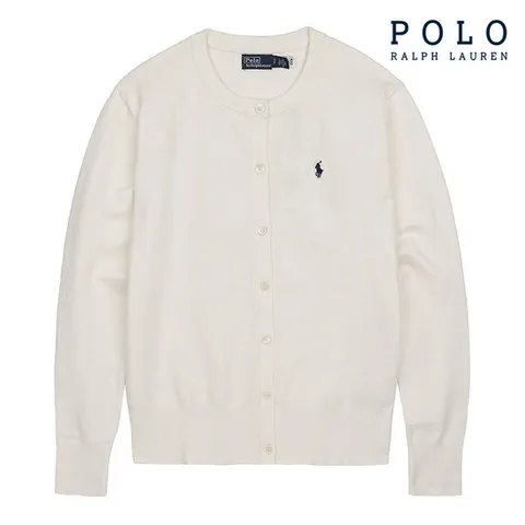 [폴로랄프로렌]여성 코튼 블렌드 가디건 내추럴