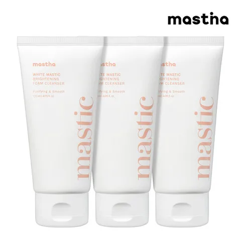 [공식판매처]매스티나 화이트매스틱 브라이트닝 폼 클렌저 3개 (정가 60,000원)