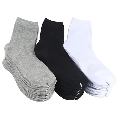 [하이언더바]국산 10켤레 남자 여자 기본 무지 중목 단목 학생 양말