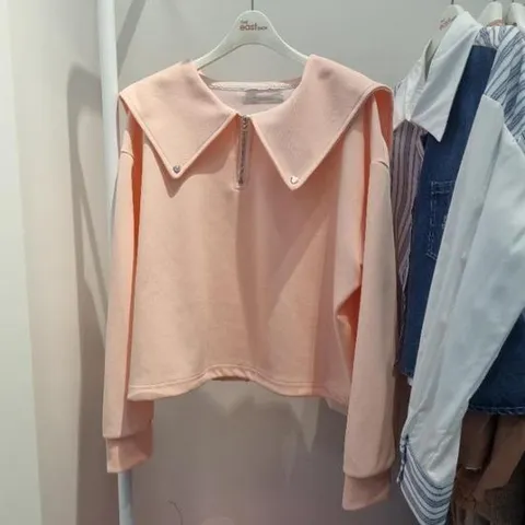 더이스트샵 HC06 카라지퍼스트링티셔츠 EX3CTS815