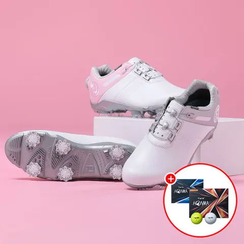 [전시상품] 풋조이 우먼스 NEW DNA 헬릭스 보아 여성 골프화 방수 발편한 여자 스파이크 골프신발 +