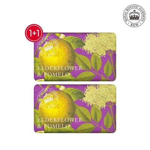 큐가든 영국직수입 엘더플라워&포멜로 디퓨저 비누 240g 2개