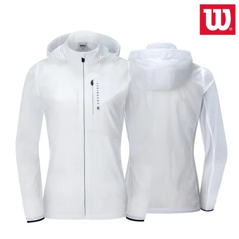 [윌슨]윌슨 여성 바람막이 자켓 8102 화이트 경량 윈드자켓