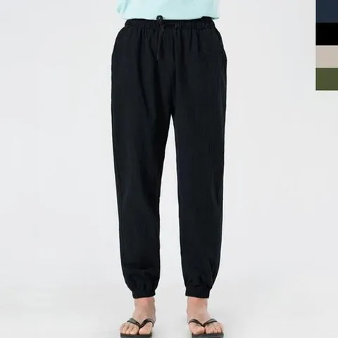 [라일리] Rly 남자웨이브린넨조거팬츠 남성하의 면바지