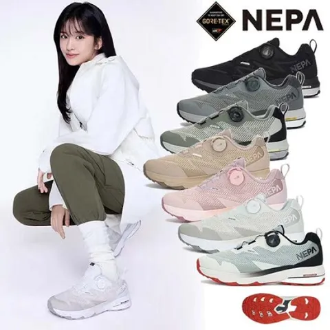 [ 현대백화점 ][네파]7KC7620 공용 등산 캠핑 러닝 신발 휘슬라이저 트레킹화 고어텍스