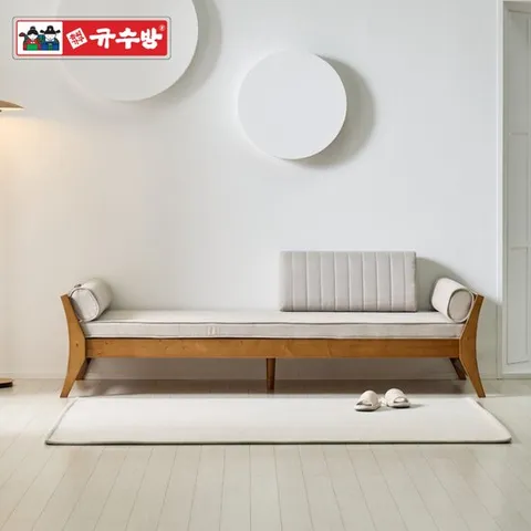 네스트 소파베드 1인 2인 3인 원목침대(원형2개+등쿠션1개)